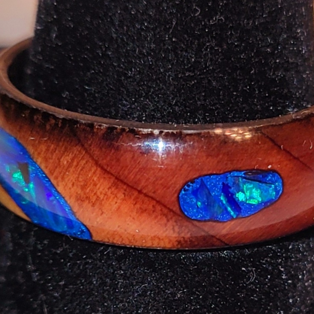 Handmade custom river ring - Picture 4 of 5